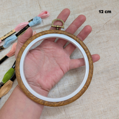 Gherghef broderie plastic 12 cm [1]