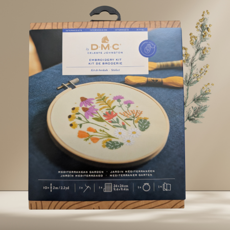 Brodat - Kit broderie-grădina mediteraneană