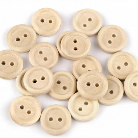 Nasturi - Nasture decorativ 12.4 mm lemn