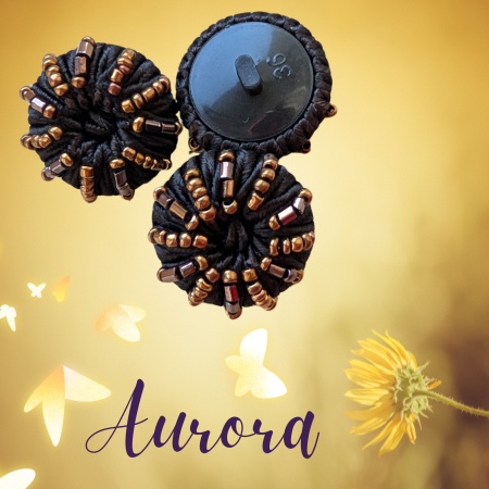 Nasture handmade de colectie Aurora 24 mm