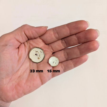 Nasturi rășină cu sidef 23 mm [2]