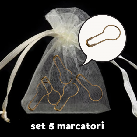 Set marcatori tip ac de siguranță alamă