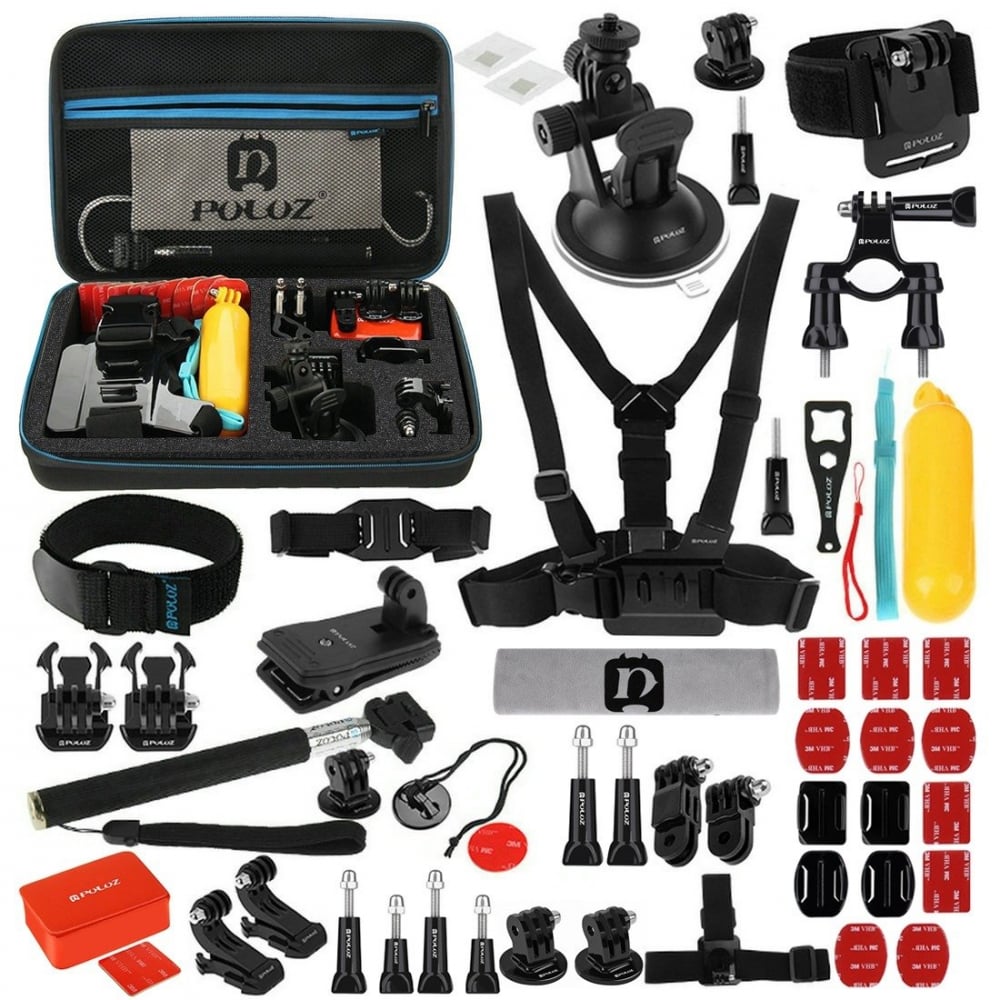 Accesorii Puluz Ultimate Combo Kits pentru camere foto sport PKT09 53 in 1