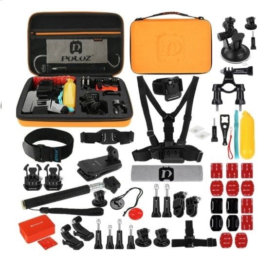 Accesorii Puluz Ultimate Combo Kits pentru camere foto sport PKT26 53 in 1