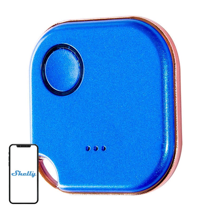 Actiune si scene Buton de activare Shelly Blu Button 1 Bluetooth (albastru)