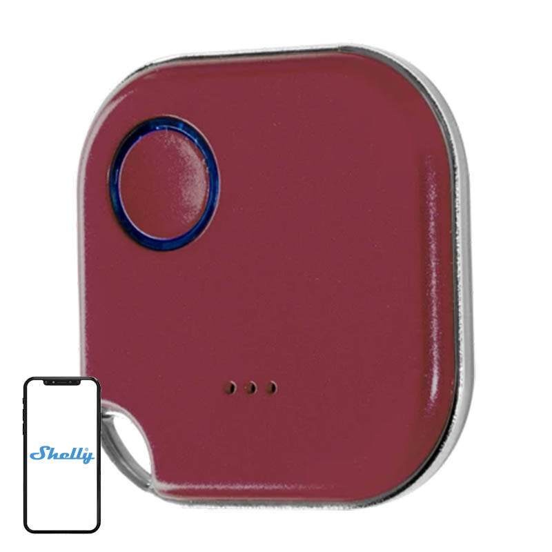 Actiune si scene Buton de activare Shelly Blu Button 1 Bluetooth (rosu)