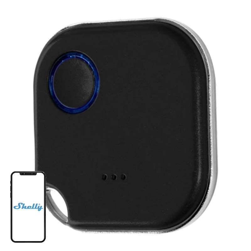 Actiuni si scene Buton de activare Shelly Blu Button 1 Bluetooth (negru)