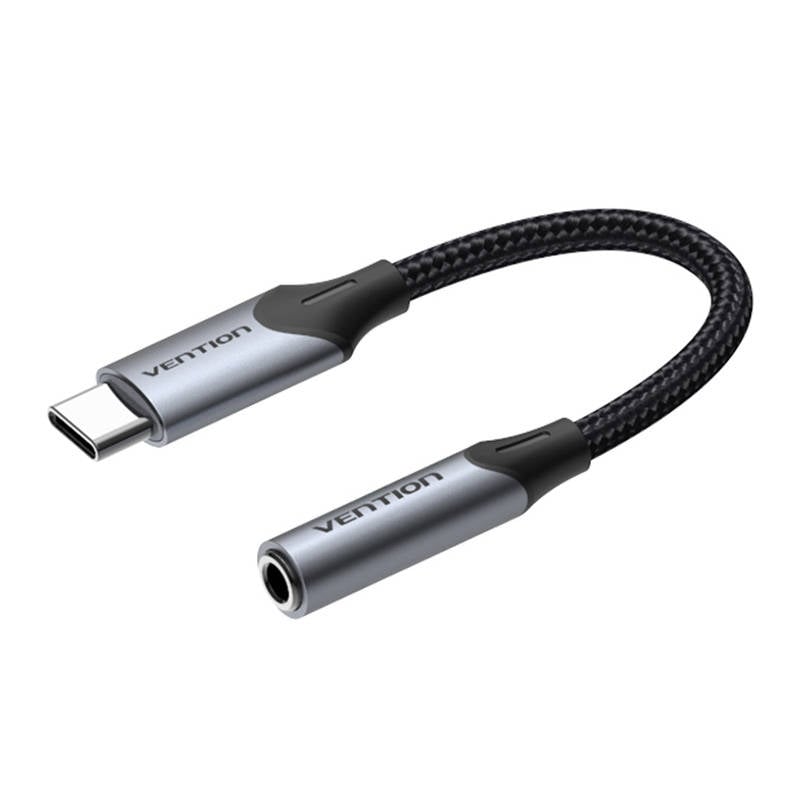 Adaptor audio USB-C de M la jack de 3,5MM F Vention BGJHA 0,1m