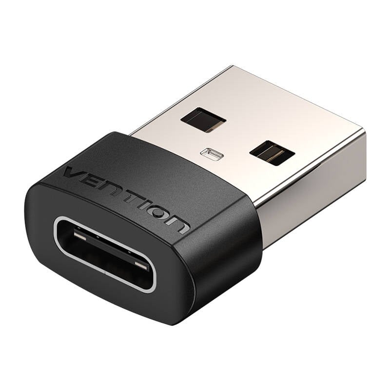 Adaptor USB 2.0 Masculin la USB-C Feminin Vention CDWB0 Negru