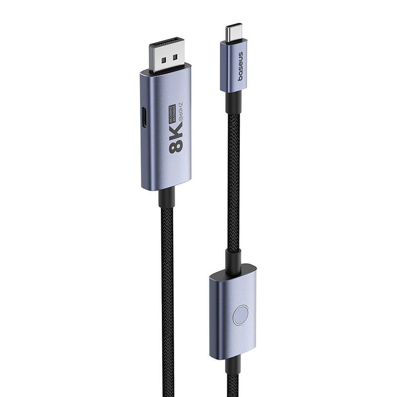 Adaptor USB-C - DP Baseus 8K 1,5m (negru)