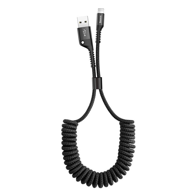 Baseus Cablu incarcat cu arc Lightning 1m 2A (negru)