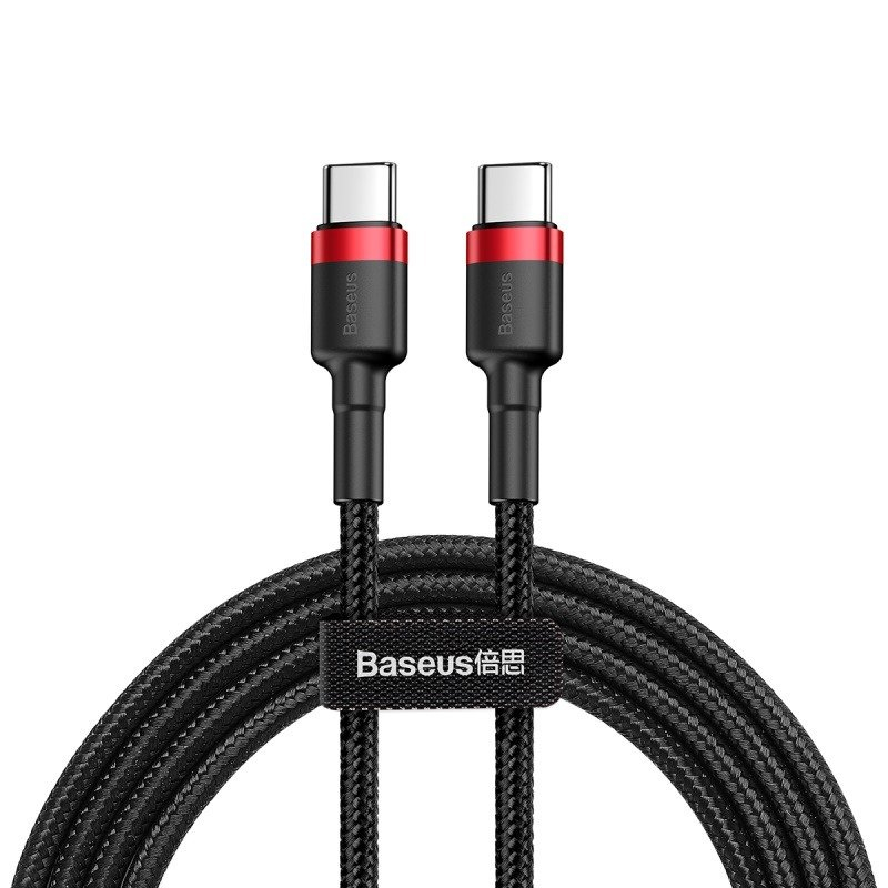 Baseus Cafule Cable USB-C PD 2.0 QC 3.0 60W 2m (negru+rosu)