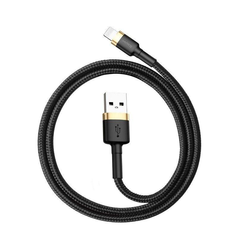 Baseus Cafule Cable USB Lightning 2.4A 1m (Gold+Black)