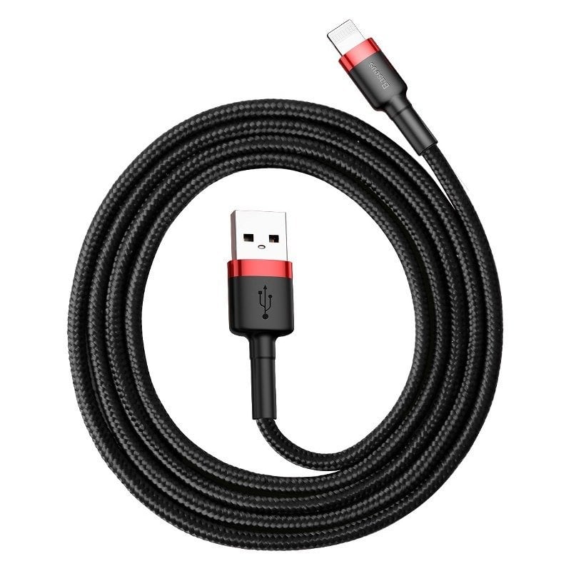 Baseus Cafule USB Lightning Cable 1,5A 2m (negru+rosu)