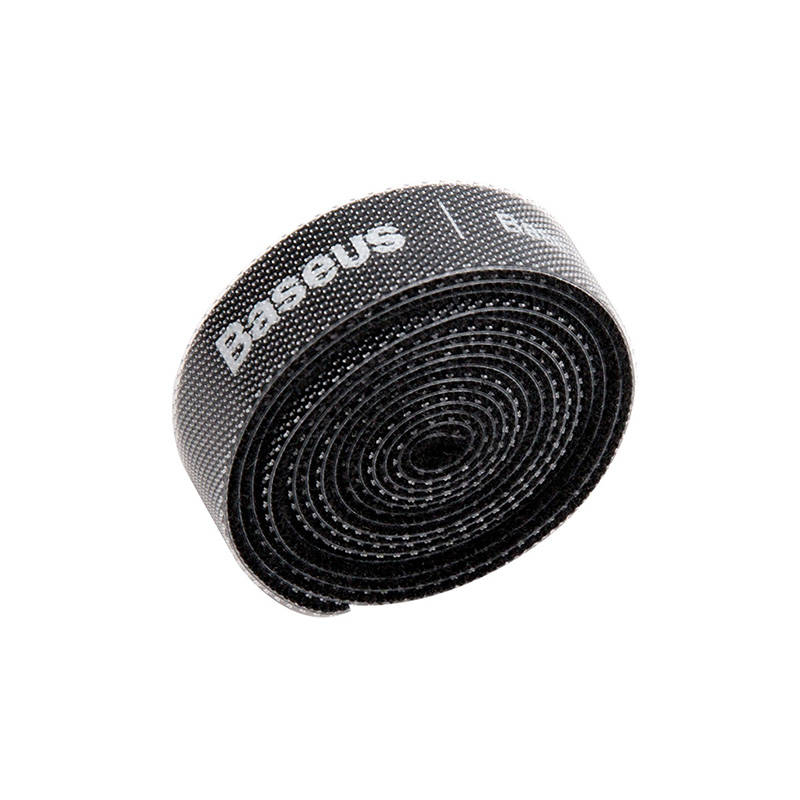 Baseus Colorat cerc Velcro curele 1m negru