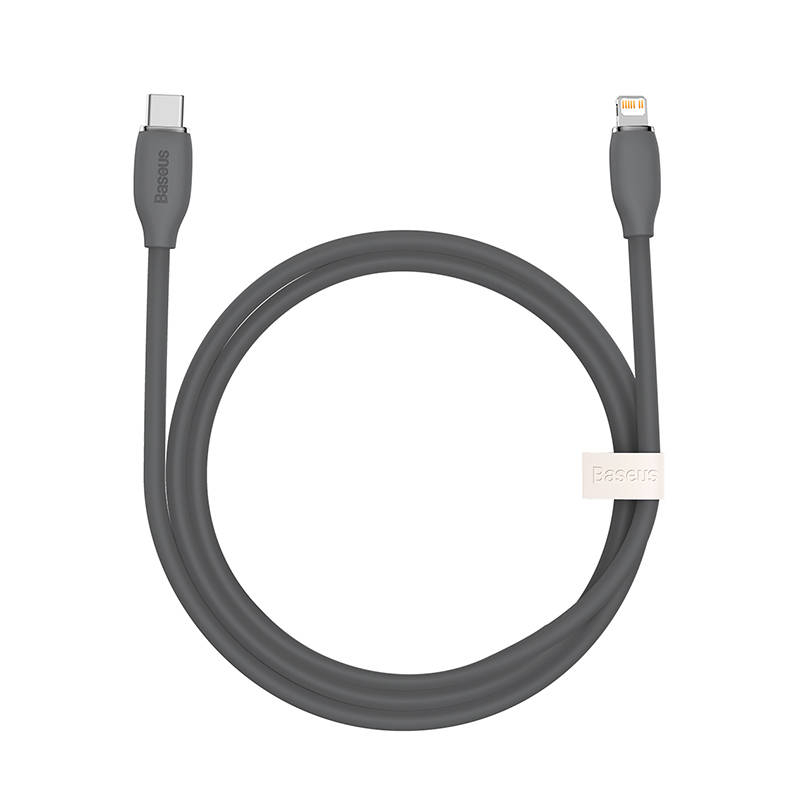 Baseus Jelly cablu USB-C catre Lightning, 20W, 1,2m (negru)