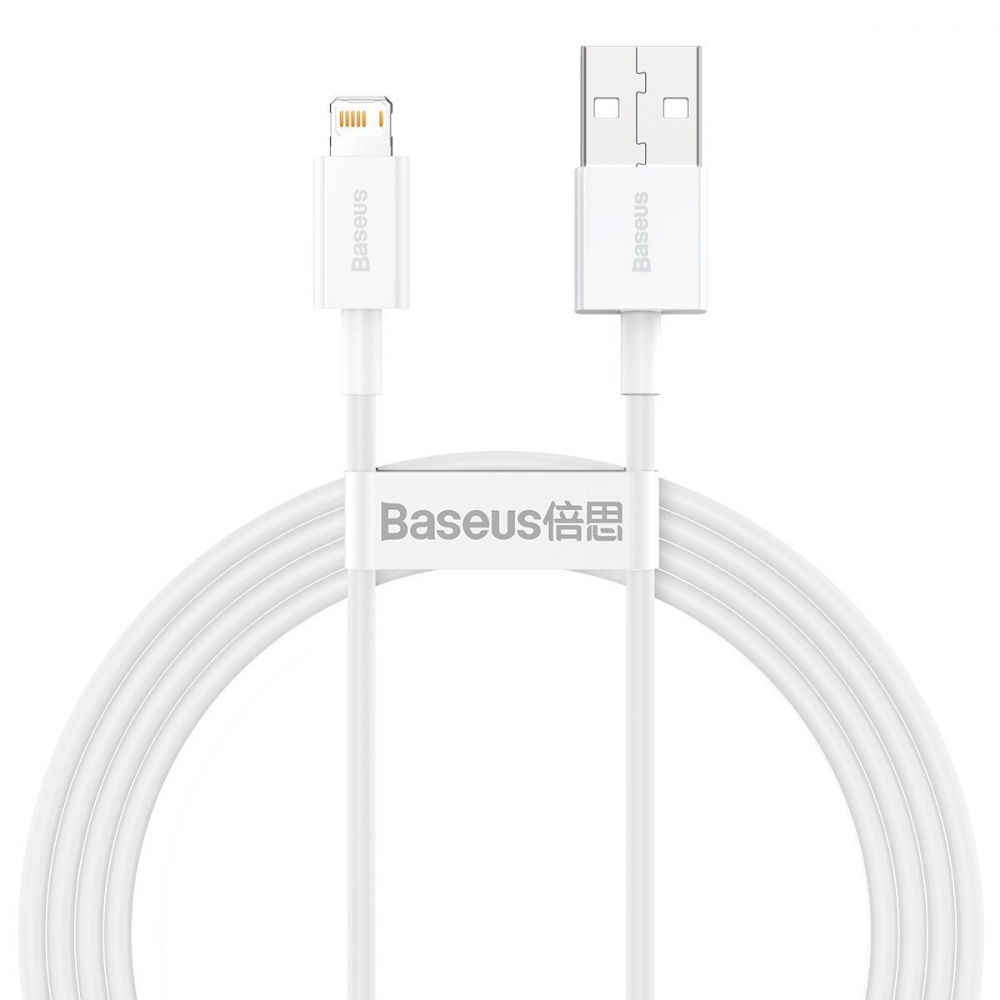 Baseus Superior Series Cablu USB catre Lightning 2.4A 1,5m (alb)