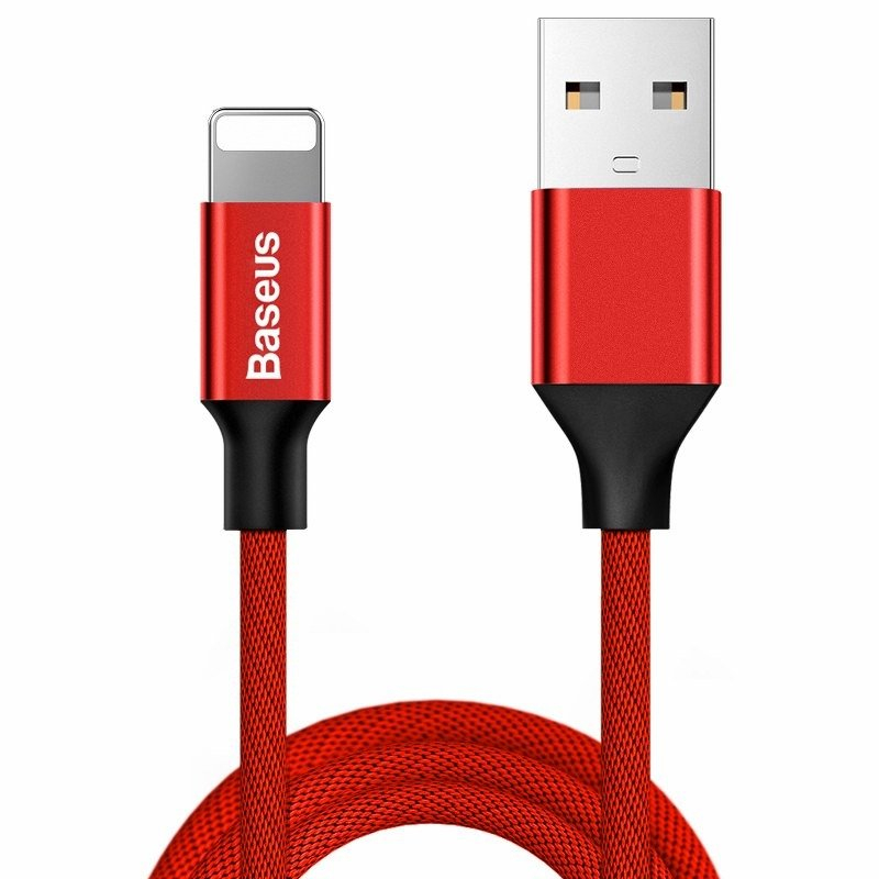 Baseus Yiven Lightning Cable 180 cm 2A (rosu)