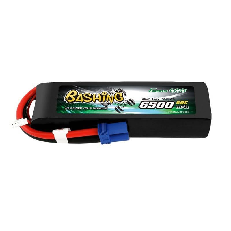 Baterie LiPo Gens Ace Bashing 6500mAh 11.1V 60C EC5