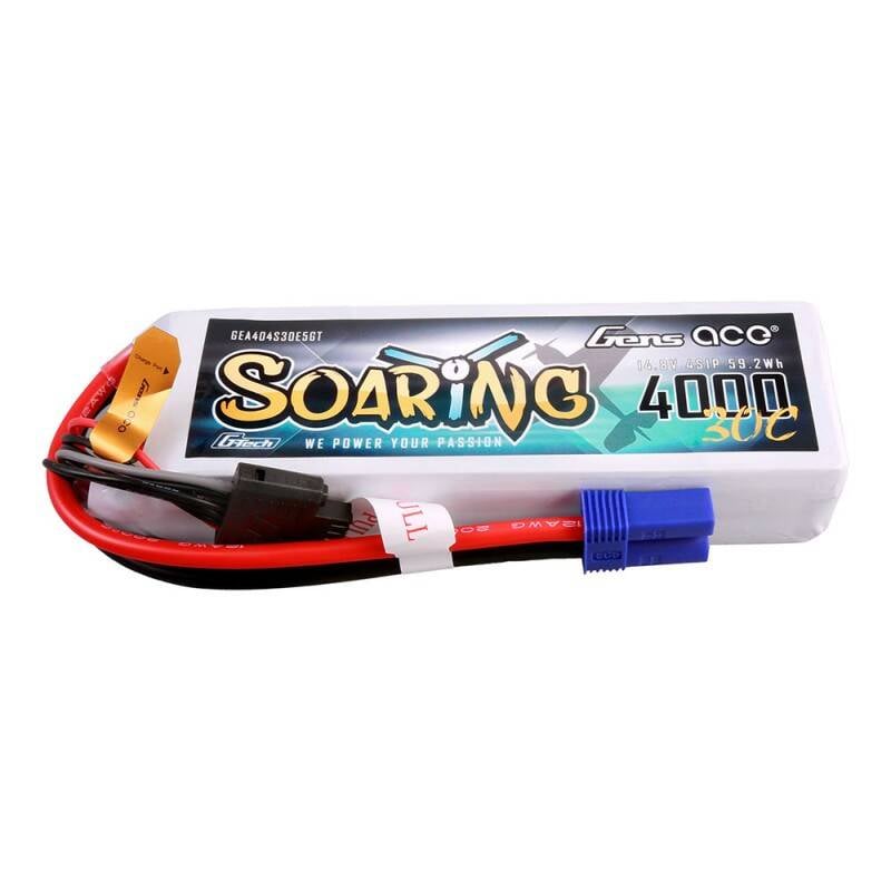 Baterie Lipo Gens ace G-Tech Soaring 4000mAh 14.8V 30C 4S1P