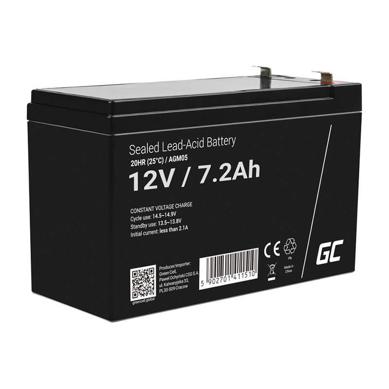 Baterie reincarcabila AGM 12V 7.2Ah fara intretinere pentru UPS ALARM