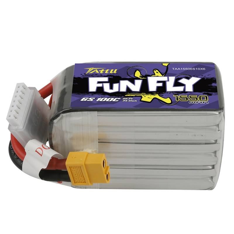 Baterie Tattu Funfly 1550mAh 22.2V 100C 6S1P XT60