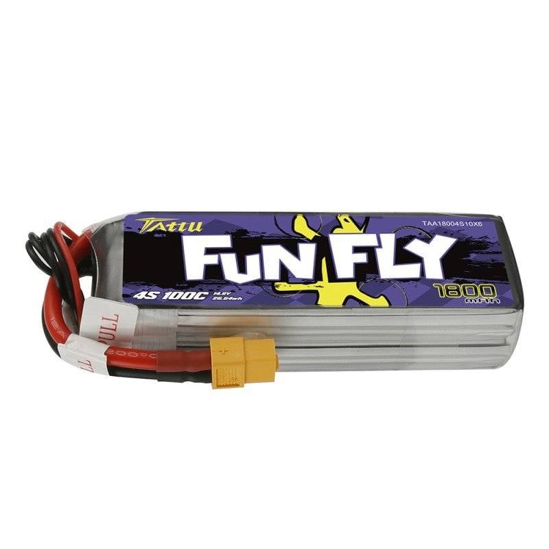 Baterie Tattu Funfly 1800mAh 14.8V 100C 4S1P XT60