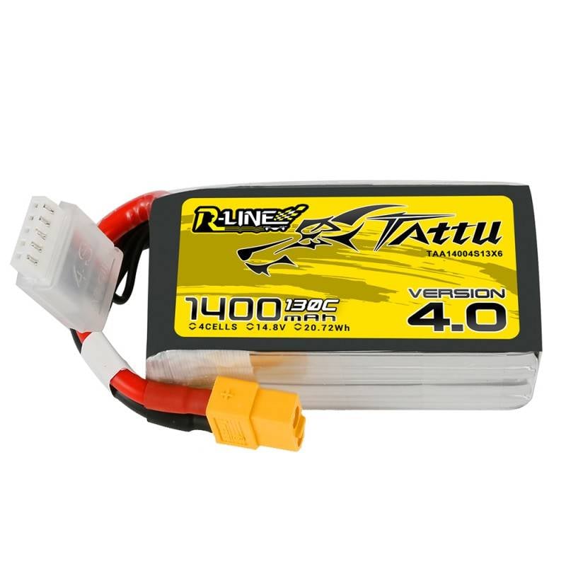 Baterie Tattu R-Line 4.0 1400mAh 14.8V 130C 4S1P XT60