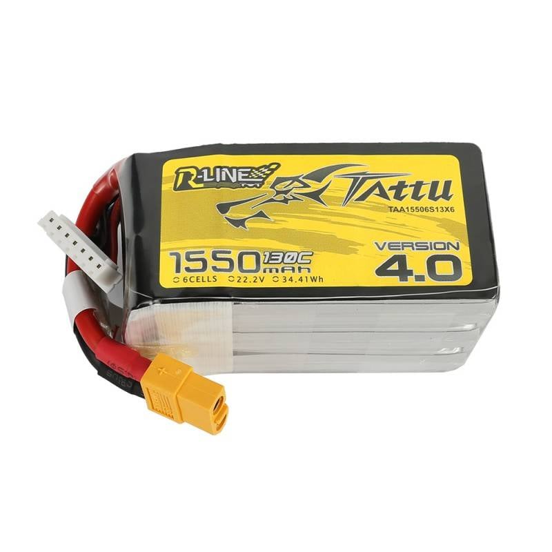 Baterie Tattu R-Line 4.0 1550mAh 22.2V 130C 6S1P XT60