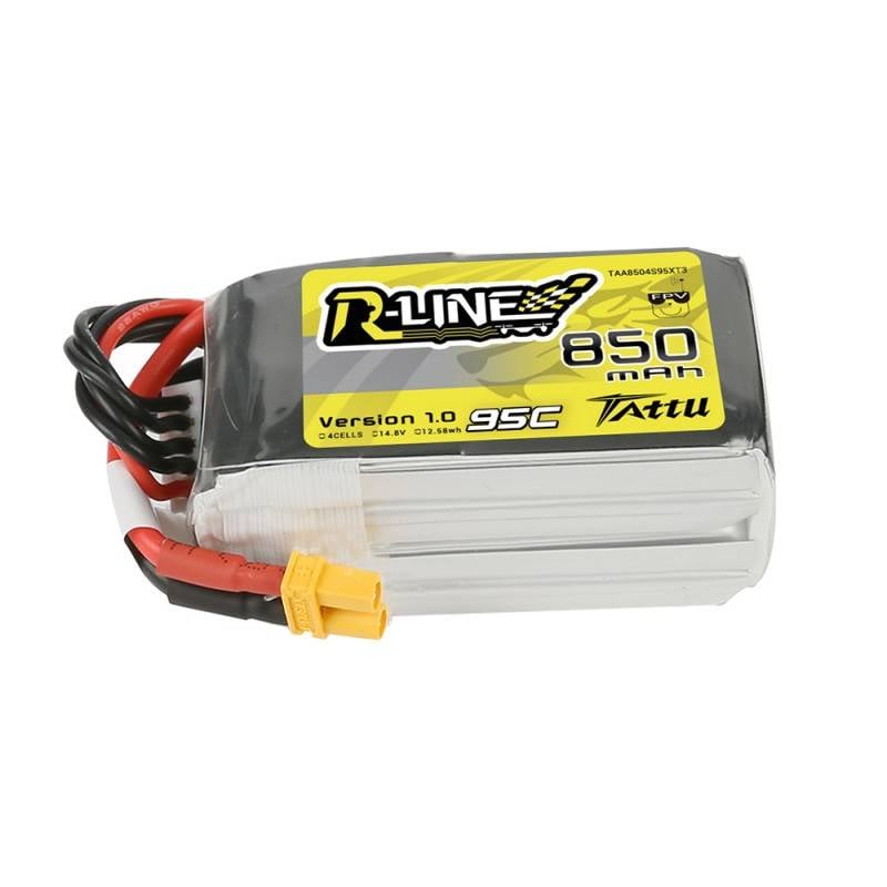 Baterie Tattu R-Line 850mAh 14.8V 95C 4S1P