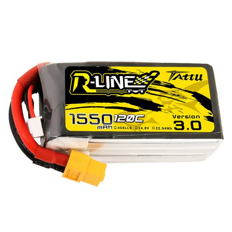 Baterie Tattu R-Line Version 3.0 1550mAh 14,8V 120C 4S1P XT60