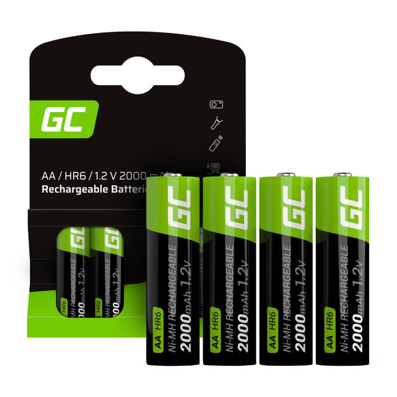 Bateriile reincarcabile Green Cell Sticks 4x AA HR6 2000 mAh