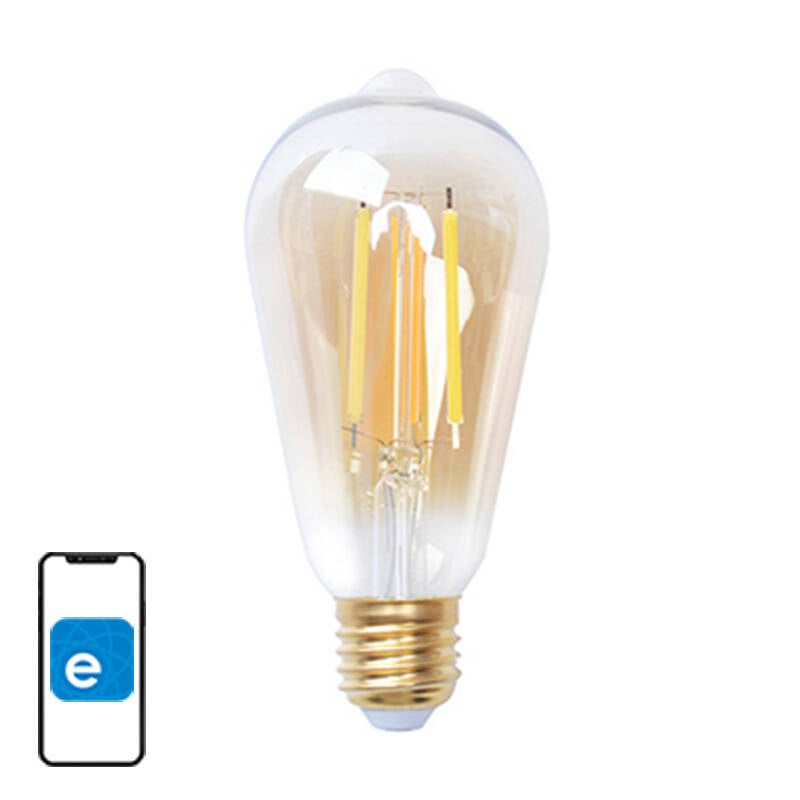 Bec LED WiFi inteligent Sonoff B02-F-ST64 Alb