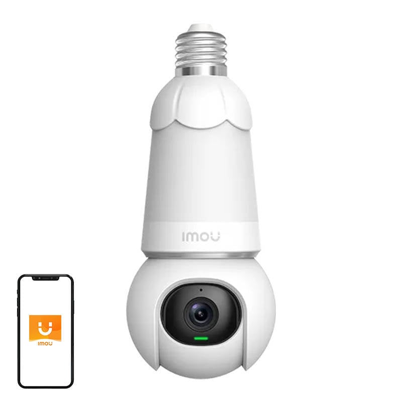 Bulb 2in1 si camera in aer liber 360 WiFi IMOU Bulb Cam 5MP