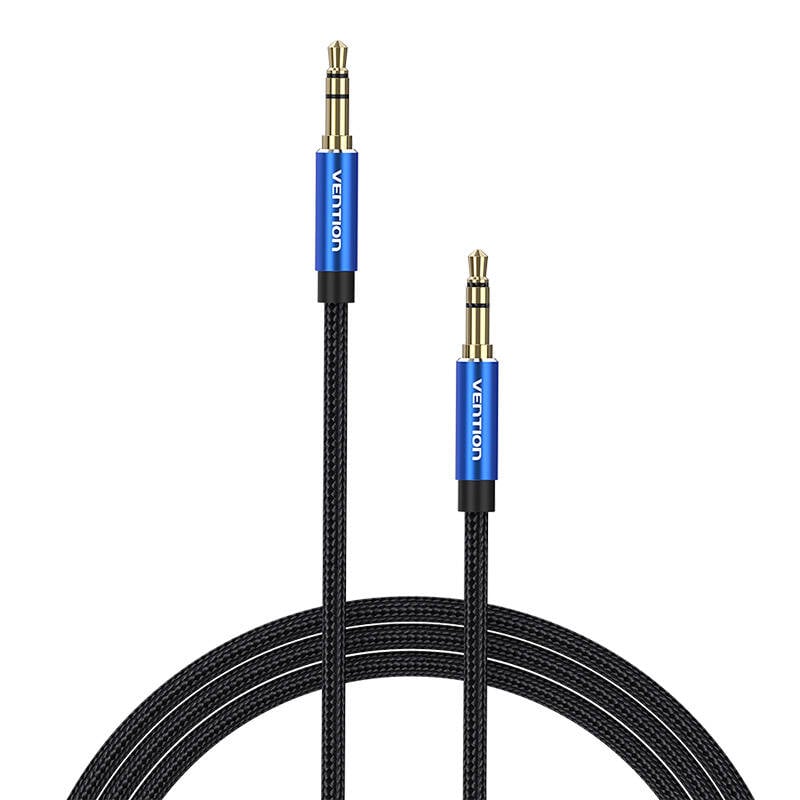 Cablu audio 3,5 mm mini jack Vention BAWLF 1m albastru