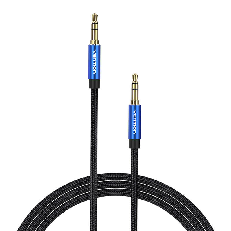 Cablu audio 3,5 mm mini jack Vention BAWLI 3m albastru