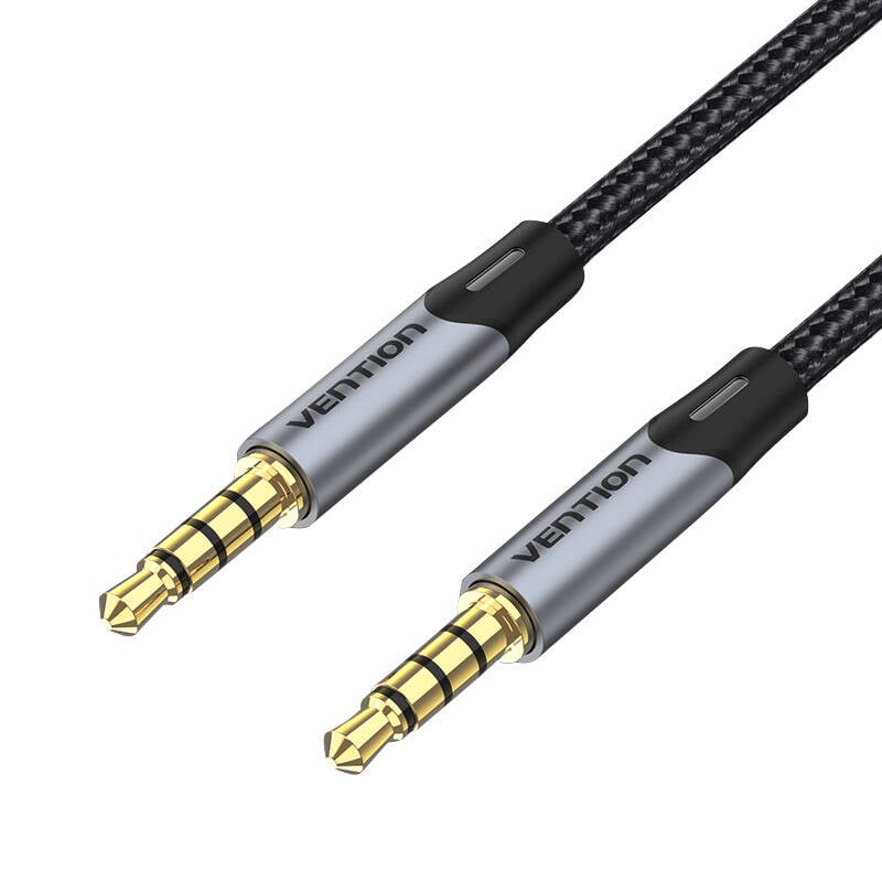 Cablu audio TRRS 3.5mm mini jack Vention BAQHG 1,5m gri