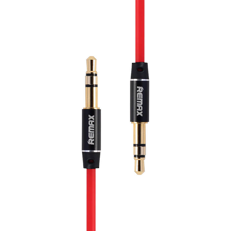 Cablu AUX mini jack 3,5 mm Remax RL-L100 1m (rosu)