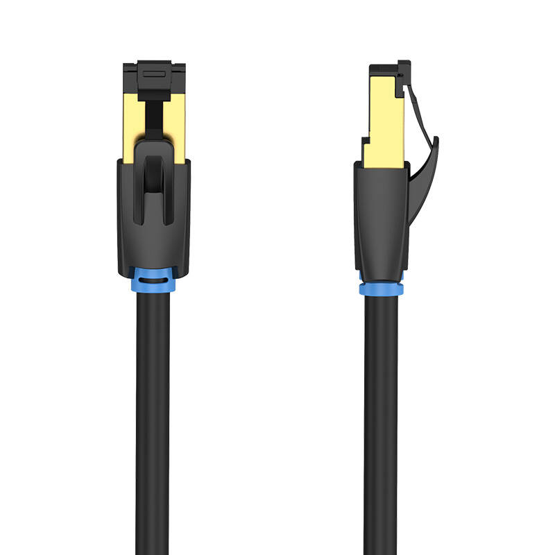 Cablu de retea CAT8 SFTP Vention IKABD 40Gbps 0.5m Negru