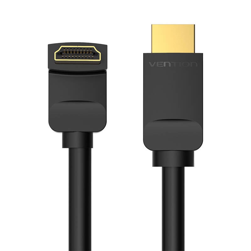 Cablu HDMI 2.0 Vention AAQBG 1,5m, inclinat la 270 , 4K 60Hz (negru)