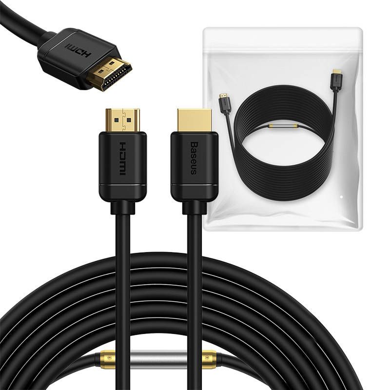 Cablu HDMI 4Kat60Hz de lungime 20m, Negru - Calitate Superioara pentru Conexiuni Video de Inalta Definitie