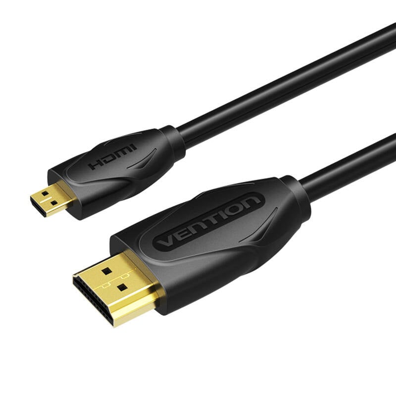 Cablu micro HDMI la cablu HDMI Vention VAA-D03-B150 1,5m 4K 30Hz (negru)