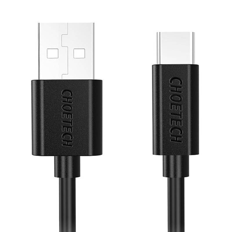 Cablu prelungitor Choetech AC0003 USB-A 2m (negru)