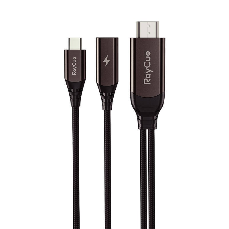 Cablu RayCue USB-C catre HDMI 2.1 4k30Hz, 2m (negru)