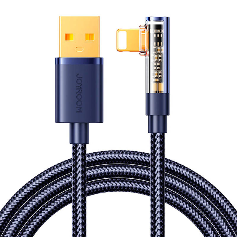 Cablu unghiular catre USB-A Lightning 1,2 m Joyroom S-UL012A6 (albastru)