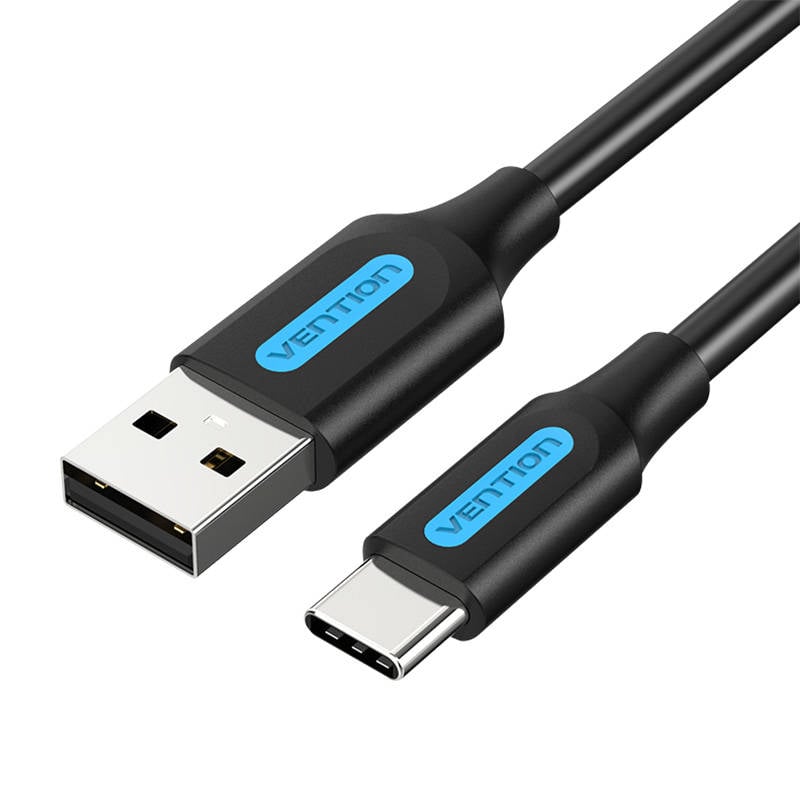 Cablu USB 2.0 la USB-C Vention COKBF 5A 1m (negru)