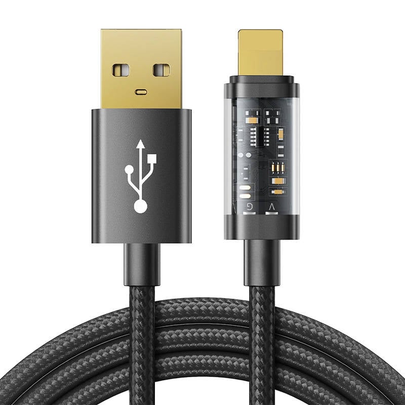 Cablu USB-A Lightning 2,4A 2m Joyroom S-UL012A20 (negru)