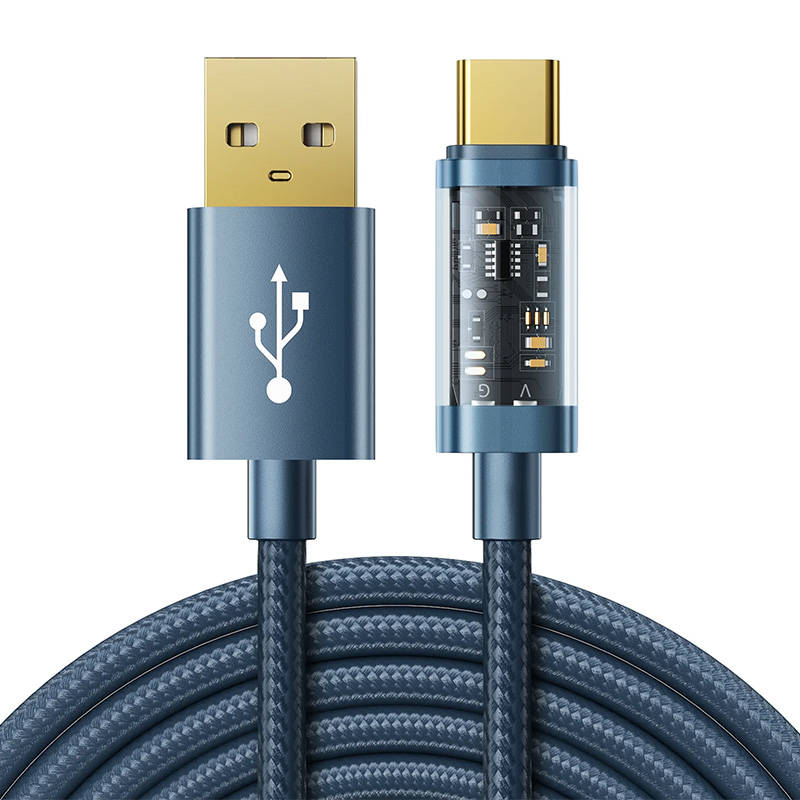 Cablu USB-A Surpass Type-C 3A 1,2 m Joyroom S-UC027A12 (albastru)