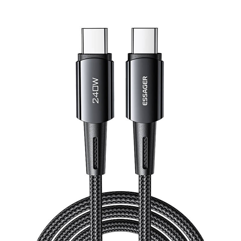 Cablu USB-C la USB-C 240W Essager 1m (gri)