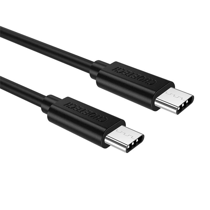 Cablu USB-C la USB-C Choetech CC0001, 0.5m (negru)